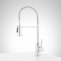 Budget π Signature Hardware Presidio Single Handle Pull Out Kitchen Faucet in Polished Chrome π 7 Budget π Signature Hardware Presidio Single Handle Pull Out Kitchen Faucet in Polished Chrome π -Bathroom Hardware Sale Query 161