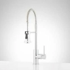 Budget π Signature Hardware Presidio Single Handle Pull Out Kitchen Faucet in Polished Chrome π 8 Budget π Signature Hardware Presidio Single Handle Pull Out Kitchen Faucet in Polished Chrome π -Bathroom Hardware Sale Query 162