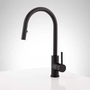Budget π Signature Hardware Ravenel Single Handle Pull Down Kitchen Faucet in Matte Black π 2 Budget π Signature Hardware Ravenel Single Handle Pull Down Kitchen Faucet in Matte Black π - Image 2