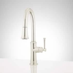 Best Sale β¨ Signature Hardware Beasley Single Handle Pull Out Kitchen Faucet in Polished Nickel π 3 Best Sale β¨ Signature Hardware Beasley Single Handle Pull Out Kitchen Faucet in Polished Nickel π - Image 3