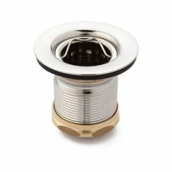 Wholesale π― Signature Hardware 3-1/2 in. Brass Basket Strainer in Polished Nickel π―