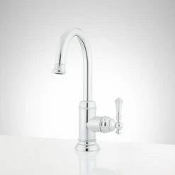 Brand new β Signature Hardware Amberley Single Lever Handle Bar Faucet in Polished Chrome π
