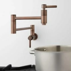 Top 10 🔔 Signature Hardware Contemporary Double Lever Handle Pot Filler Faucet in Oil Rubbed Bronze ⭐