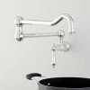 Top 10 🔥 Signature Hardware Amberley Single Handle Lever Handle Pot Filler in Polished Chrome 🔔