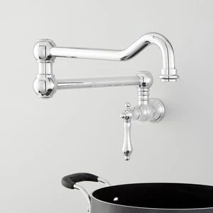 Top 10 🔥 Signature Hardware Amberley Single Handle Lever Handle Pot Filler in Polished Chrome 🔔 1 Top 10 🔥 Signature Hardware Amberley Single Handle Lever Handle Pot Filler in Polished Chrome 🔔