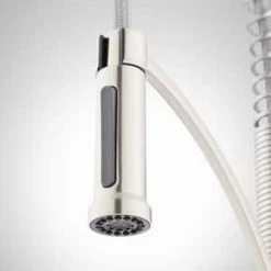 Wholesale ⌛ Signature Hardware Atria Single Handle Kitchen Faucet with Pull Down Spring Spout in Polished Chrome ✔️ 8 Wholesale ⌛ Signature Hardware Atria Single Handle Kitchen Faucet with Pull Down Spring Spout in Polished Chrome ✔️ -Bathroom Hardware Sale Query 476