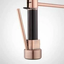 Wholesale ✔️ Signature Hardware Asaro Single Handle Pull Down Kitchen Faucet in Antique Copper 😀 -Bathroom Hardware Sale Query 488