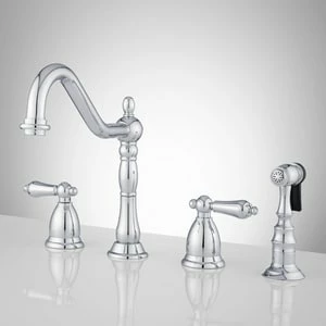 Brand new π₯ Signature Hardware Helena Widespread Kitchen Faucet in Chrome π 1 Brand new π₯ Signature Hardware Helena Widespread Kitchen Faucet in Chrome π