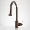 Buy 🌟 Signature Hardware Southgate Pull Down Kitchen Faucet in Oil Rubbed Bronze 🤩