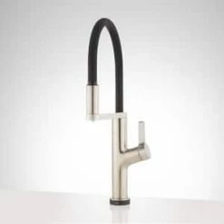 Flash Sale π Signature Hardware Fanning Single Handle Pull Out Kitchen Faucet in Stainless Steel π 5 Flash Sale π Signature Hardware Fanning Single Handle Pull Out Kitchen Faucet in Stainless Steel π -Bathroom Hardware Sale Query 615
