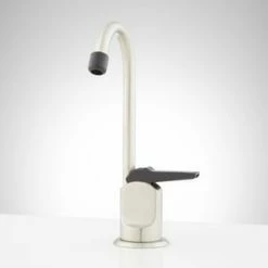 Best deal 🔥 Signature Hardware Micah Brushed Nickel Hot and Cold Water Dispenser 🥰