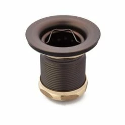 Coupon 💯 Signature Hardware 2-1/4 in. Brass Basket Strainer in Oil Rubbed Bronze ❤️