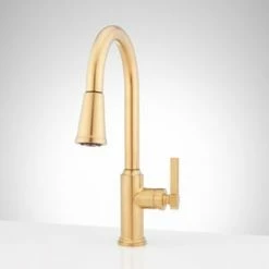 Cheapest 🔔 Signature Hardware 1.8 gpm Kitchen Faucet in Brushed Gold 👏