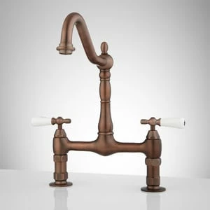 Wholesale π Signature Hardware Douglass Bridge Kitchen Faucet in Oil Rubbed Bronze π 1 Wholesale π Signature Hardware Douglass Bridge Kitchen Faucet in Oil Rubbed Bronze π