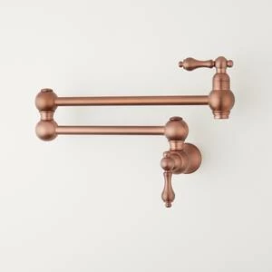 Outlet π Signature Hardware Vivan Two Handle Lever Pot Filler in Antique Copper βοΈ 2 Outlet π Signature Hardware Vivan Two Handle Lever Pot Filler in Antique Copper βοΈ - Image 2