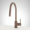 Coupon 💯 Signature Hardware Bocard Pull Down Kitchen Faucet in Oil Rubbed Bronze 🔔