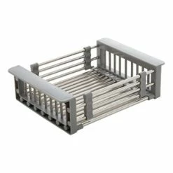 Outlet 🔔 Signature Hardware Workspace 18-1/2 in. Adjustable Plastic Basket Accessory for MIRWORK1BZA and MIRWORK1BZ Workspace Apron Front Specialty Kitchen Sinks ❤️