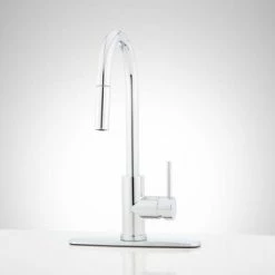 Top 10 ⭐ Signature Hardware Ravenel Single Handle Pull Down Kitchen Faucet in Chrome ✔️