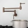 Cheapest ⭐ Signature Hardware Straebler Two Handle Lever Pot Filler in Oil Rubbed Bronze 🧨