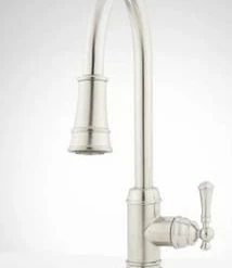 Cheap 🔔 Signature Hardware Amberley Pull Down Kitchen Faucet in Chrome 😉