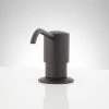 Discount ⭐ Signature Hardware Coronada 10-1/4 in. Brass Soap Dispenser in Flat Black 😀