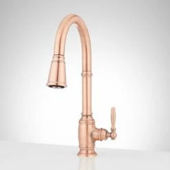Best Pirce ✨ Signature Hardware Pull Down Kitchen Faucet in Antique Copper 😉