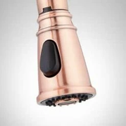 Best Pirce ✨ Signature Hardware Pull Down Kitchen Faucet in Antique Copper 😉 -Bathroom Hardware Sale Query 866