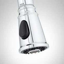 Promo ✔️ Signature Hardware Pull Down Kitchen Faucet in Chrome 😀 -Bathroom Hardware Sale Query 878