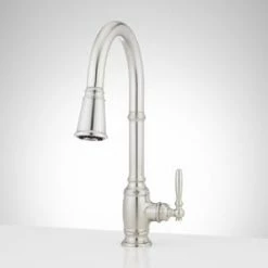 Budget 🥰 Signature Hardware Pull Down Kitchen Faucet in Stainless Steel 🔥