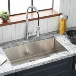 Best Pirce β Signature Hardware Ortega 32 x 18-1/2 in. No-Hole Single Bowl Undermount Kitchen Sink in Stainless Steel π₯° 7 Best Pirce β Signature Hardware Ortega 32 x 18-1/2 in. No-Hole Single Bowl Undermount Kitchen Sink in Stainless Steel π₯° -Bathroom Hardware Sale Query 894