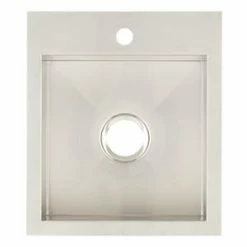 Buy 👍 Signature Hardware Sitka 1-Hole Dual Mount Bar Sink in Stainless Steel 🔔