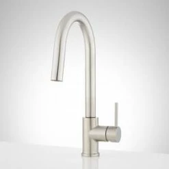 Promo ✨ Signature Hardware Ravenel Single Handle Pull Down Kitchen Faucet in Stainless Steel 🤩